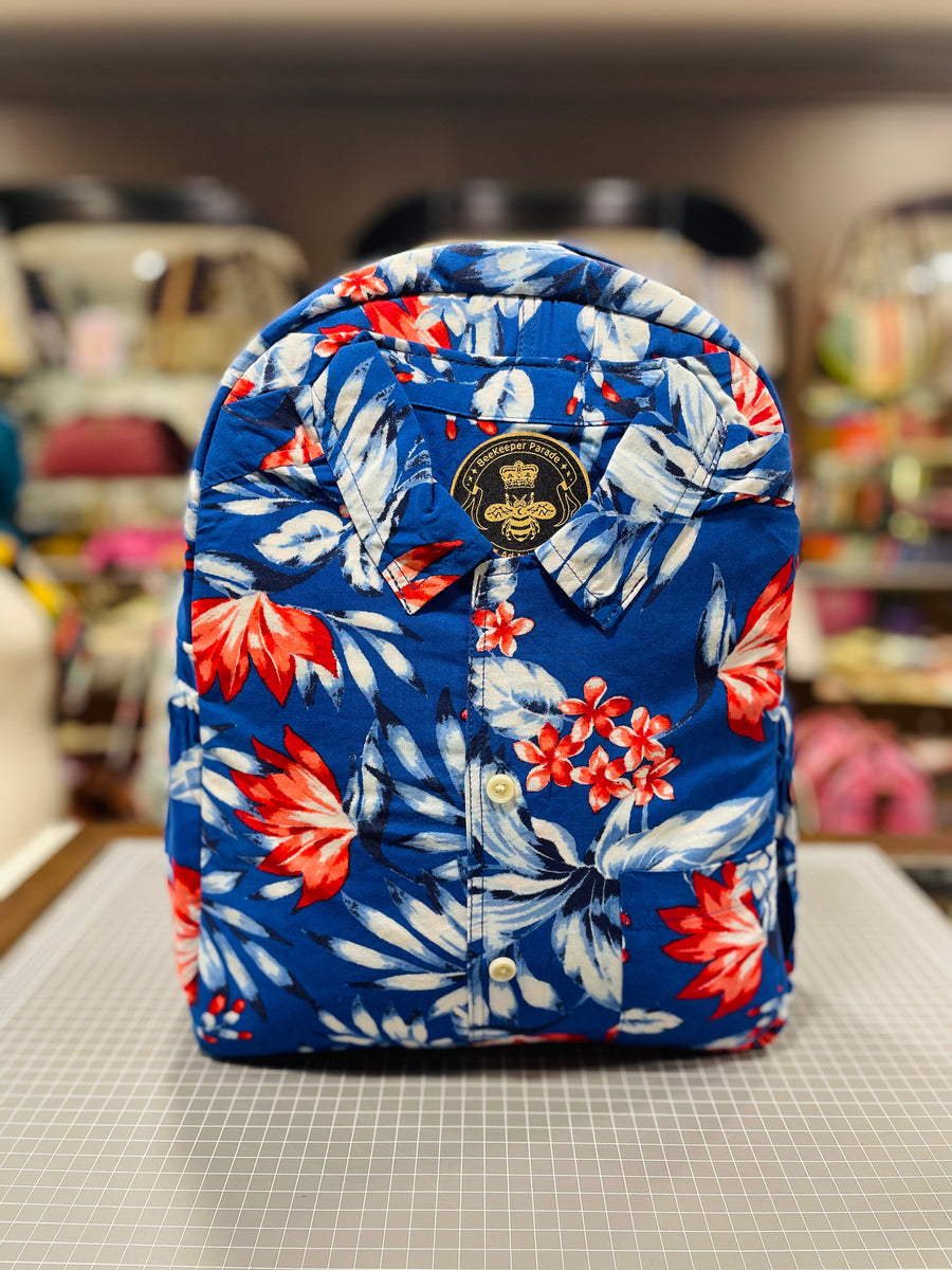 The Scarlet Frangipani 🌸 Classic Shirt BeeKeeper Parade Backpack