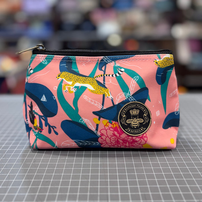 The Midday Jungle 🐆 Small Toiletry + Makeup Bag