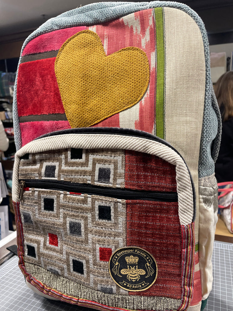 The Golden Heart 💛  Royal (Da Vinci Collection) BeeKeeper Backpack