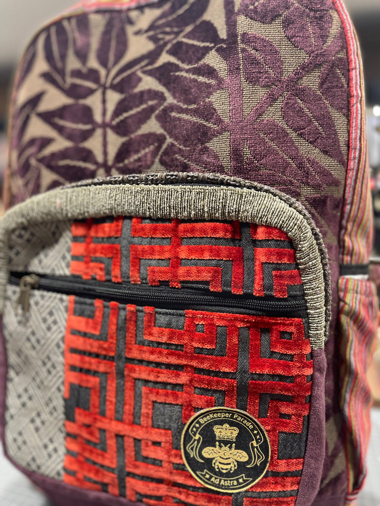 The Purple Forest No. 1 🌳 Royal (Da Vinci Collection) BeeKeeper Backpack