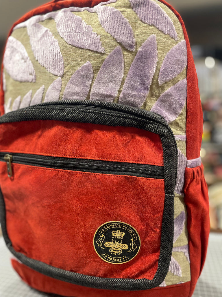 The Purple Forest No. 2 🌳 Royal (Da Vinci Collection) BeeKeeper Backpack