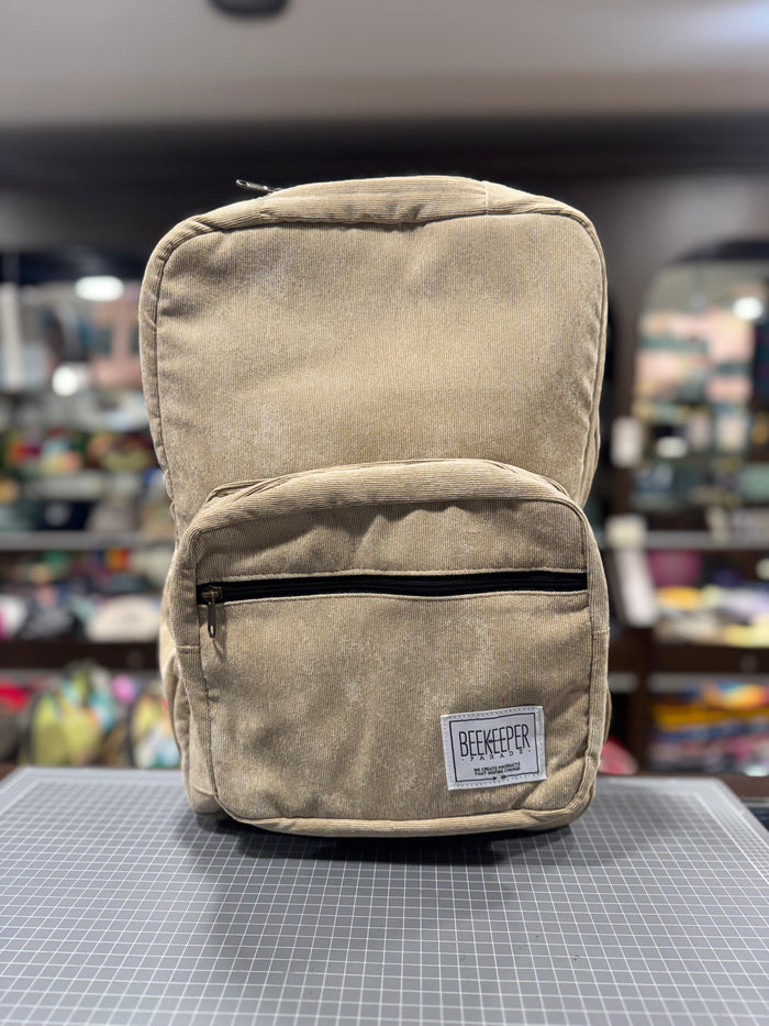 The Mushroom 🍄 Corduroy Royal BeeKeeper Backpack