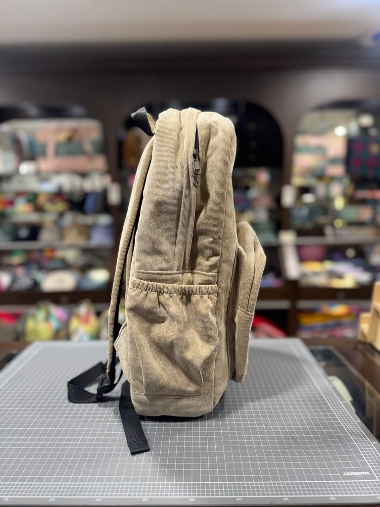 The Mushroom 🍄 Corduroy Royal BeeKeeper Backpack