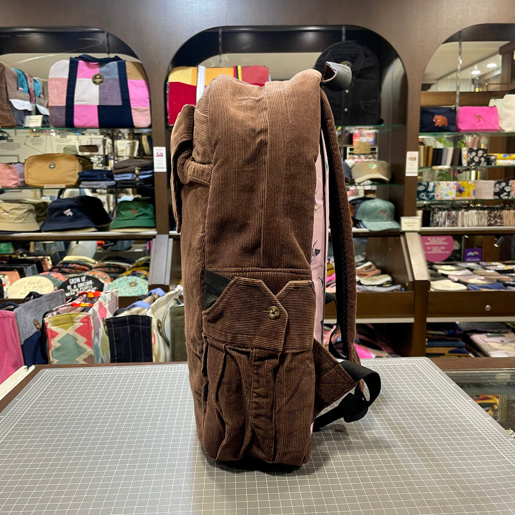 The Brown Corduroy No. 1 🐻 Classic Shirt BeeKeeper Parade Backpack