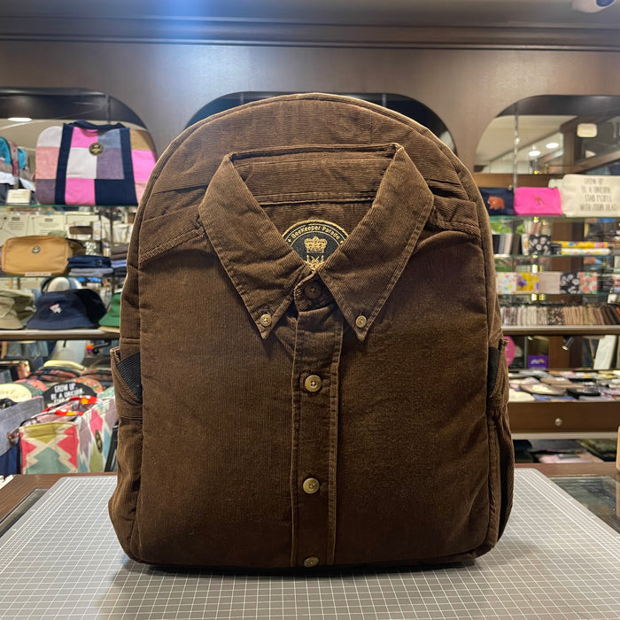 The Brown Corduroy No. 2 🐻 Classic Shirt BeeKeeper Parade Backpack