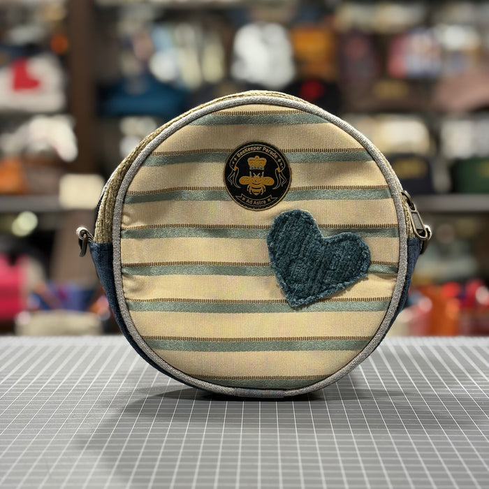 The Blue Heart No. 1 💙 Da Vinci Collection BeeKeeper Luna Handbag 🌙
