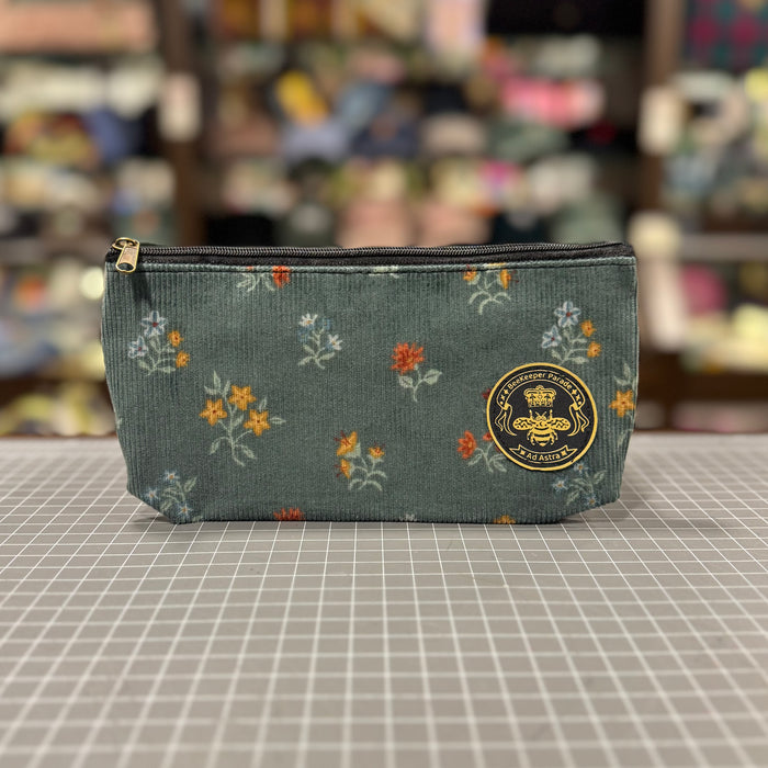 LAST CHANCE! The Floral Corduroy 💐 BeeKeeper Pencil Case — Small
