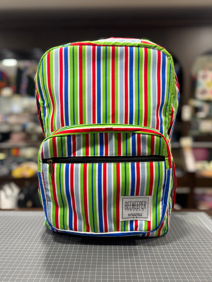 The Peppermint Stripe 🍬 Royal BeeKeeper Backpack (Da Vinci Collection)