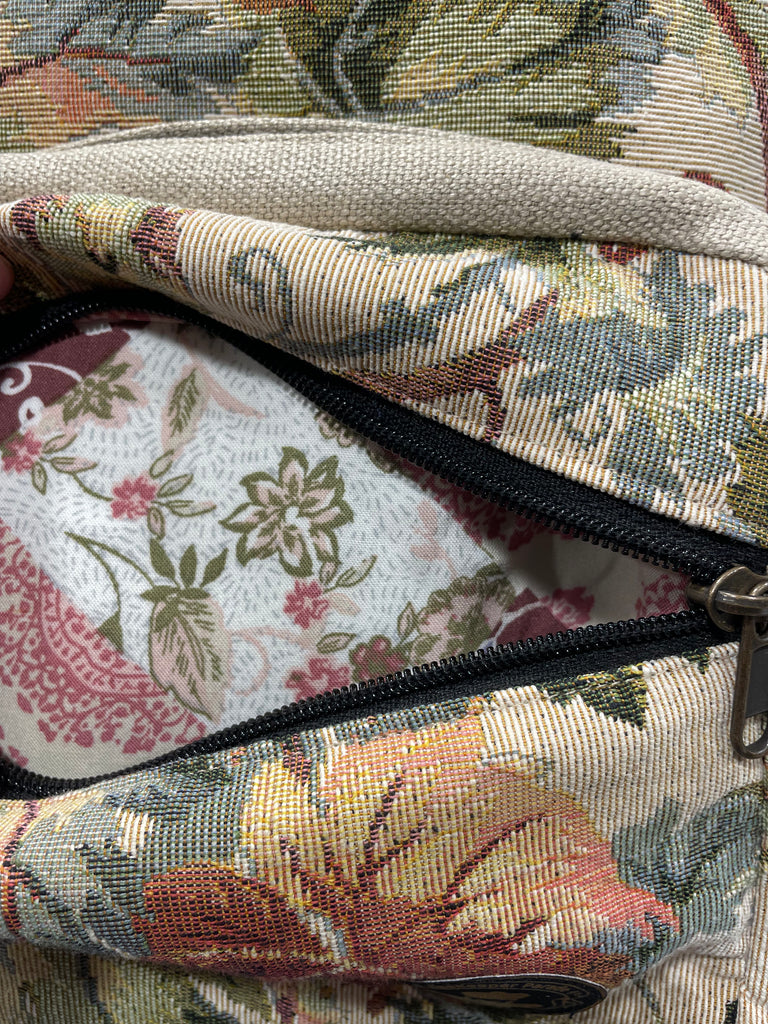 The Botanical 💐 Mini-Royal BeeKeeper Backpack (Da Vinci Collection)