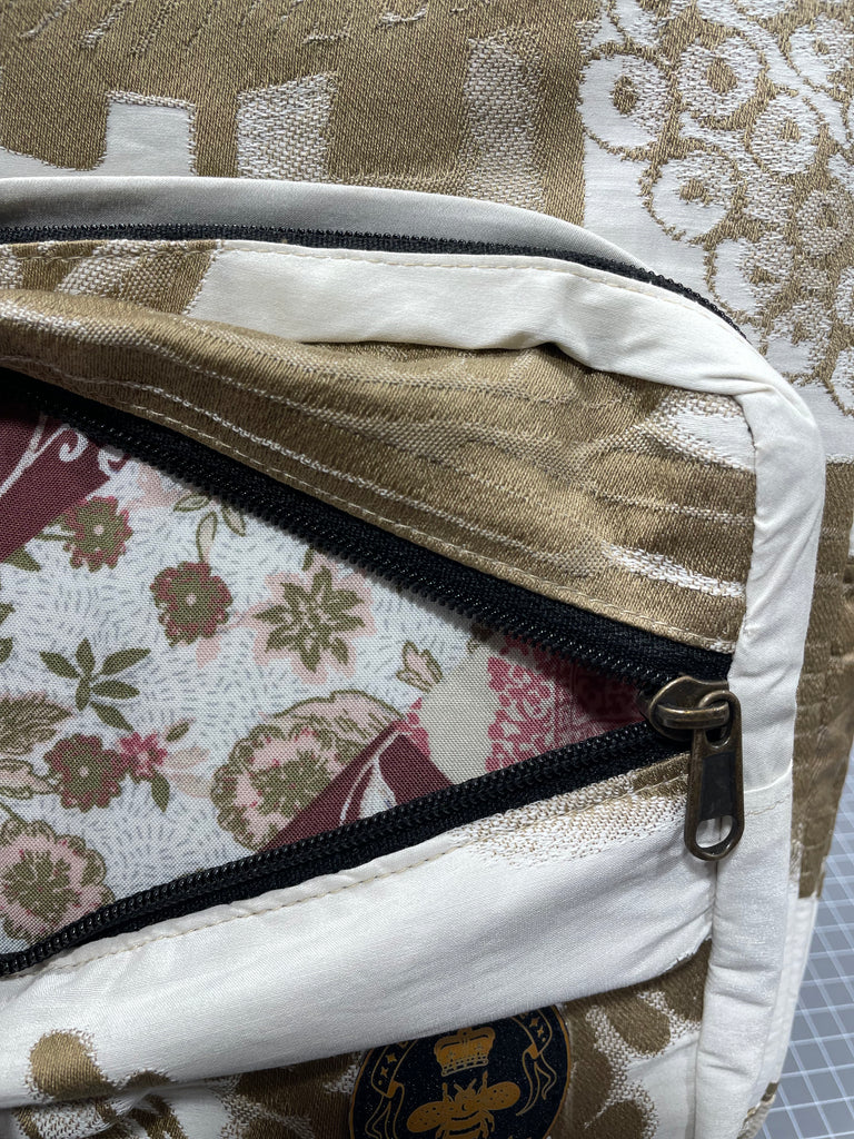 The Platinum Firebird 🐦‍🔥 Mini-Royal BeeKeeper Backpack (Da Vinci Collection)
