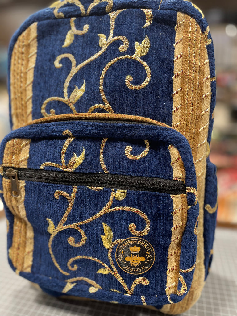 The Golden Vines 💛 Mini-Royal BeeKeeper Backpack (Da Vinci Collection)