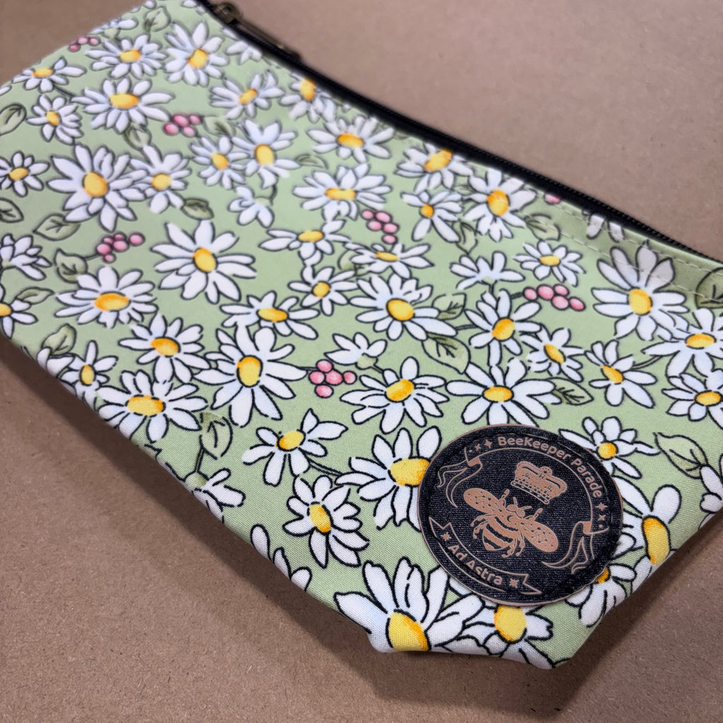 The Daisy Green 💚 Beekeeper Pencil Case — Large