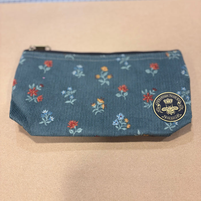 The Floral Corduroy 🌹 Beekeeper Pencil Case — Large