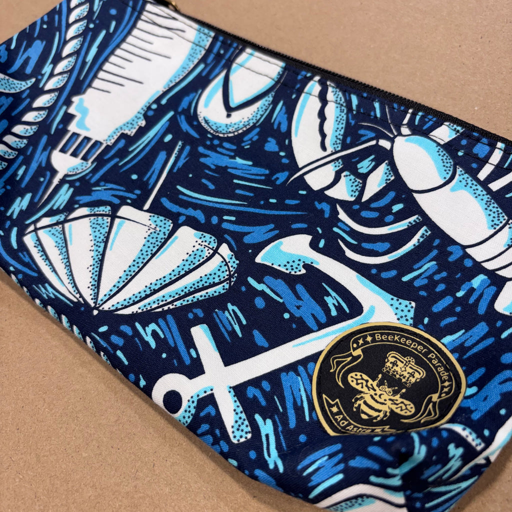 The Seaside ⚓️ Beekeeper Pencil Case — Large