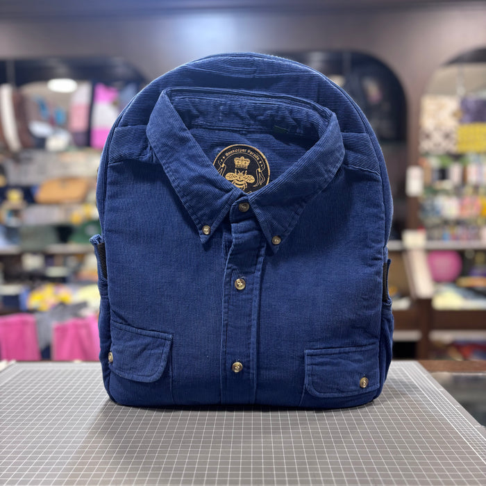 The Blue Corduroy 🧢 Classic Shirt BeeKeeper Parade Backpack