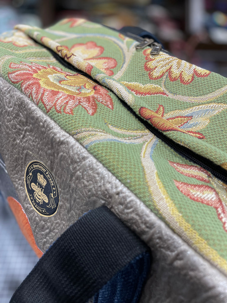 The Orange Heart 🧡 Large BeeKeeper Weekender (Da Vinci Collection)