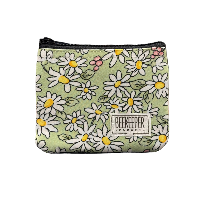 The Daisy Green 💚 BeeKeeper Coin Purse