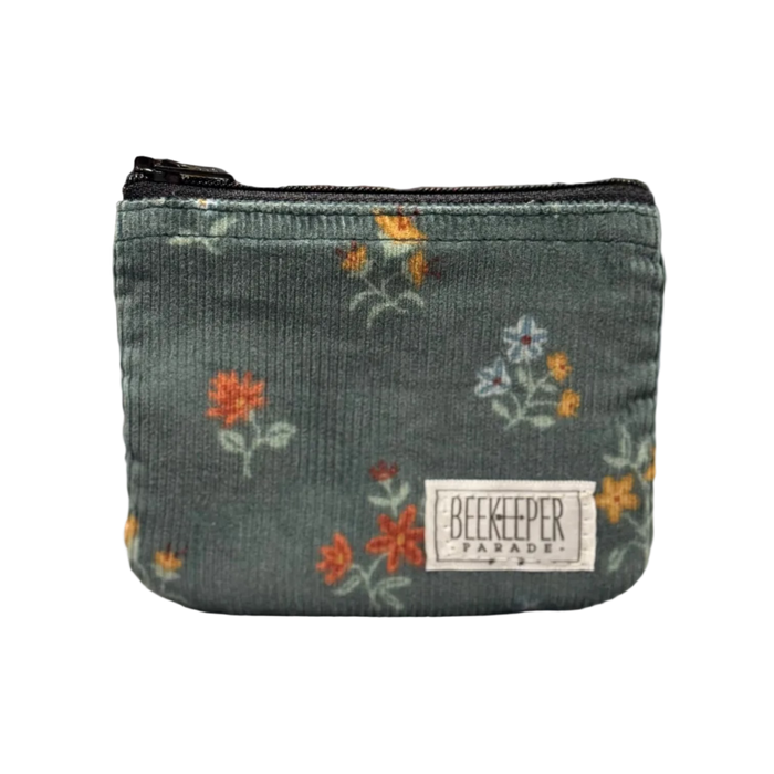 The Floral Corduroy 💐 BeeKeeper Coin Purse