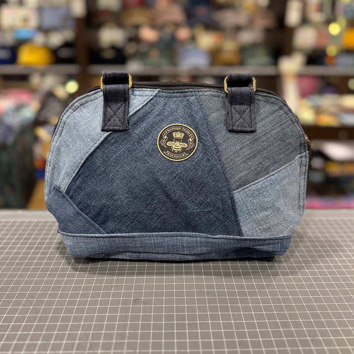 The Denim Drive 👖 BeeKeeper Clamshell 🐚 Handbag