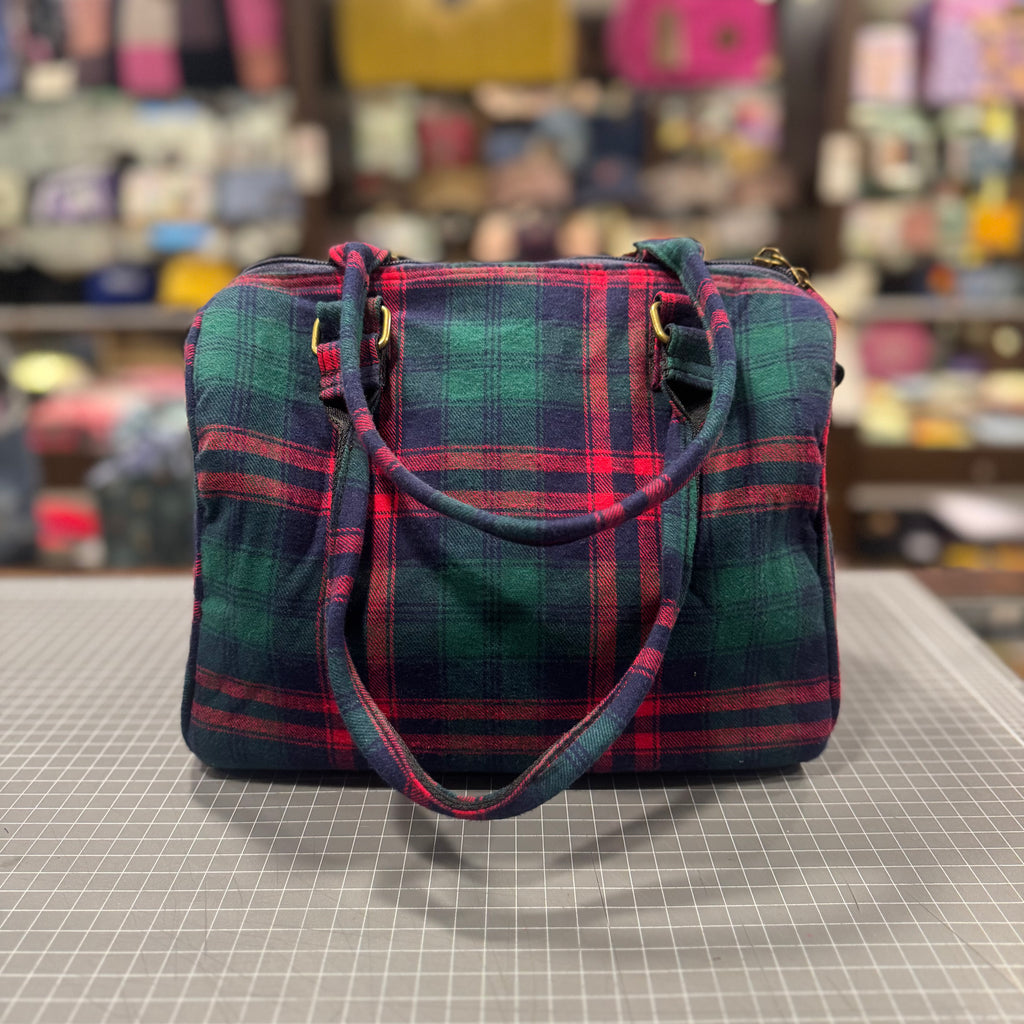 The Green Tartan 🌲 BeeKeeper Mini Carry All Handbag