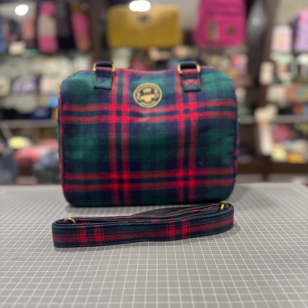 The Green Tartan 🌲 BeeKeeper Mini Carry All Handbag