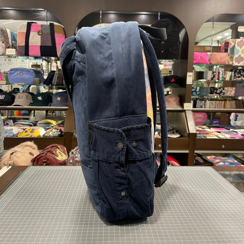 The Dark Blue Corduroy 🧢 Classic Shirt BeeKeeper Parade Backpack