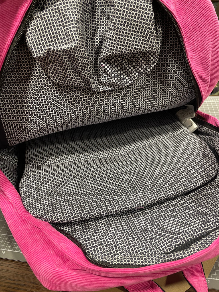 The Hot Pink 💖 Corduroy Royal BeeKeeper Backpack