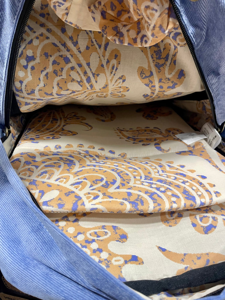 The Periwinkle Blue 🪁 Corduroy Royal BeeKeeper Backpack