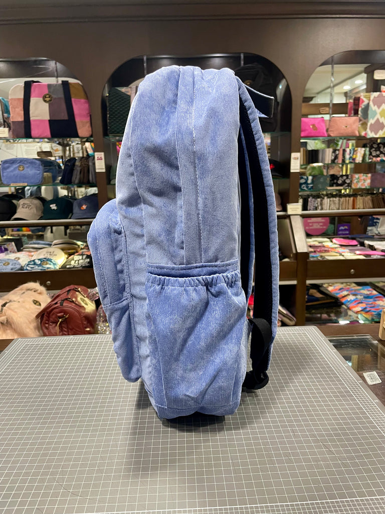 The Periwinkle Blue 🪁 Corduroy Royal BeeKeeper Backpack