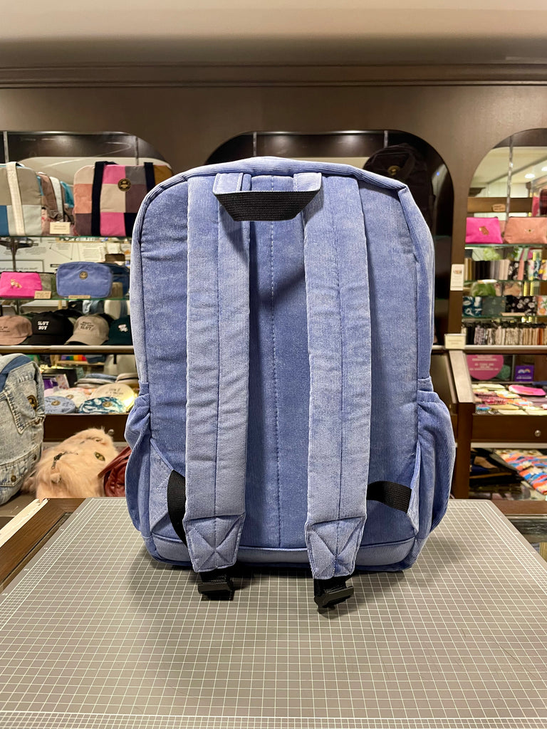 The Periwinkle Blue 🪁 Corduroy Royal BeeKeeper Backpack