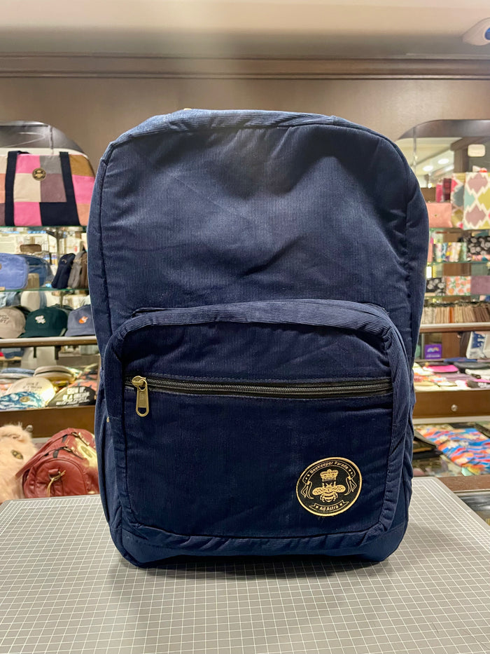 The Navy 💙 Corduroy Royal BeeKeeper Backpack