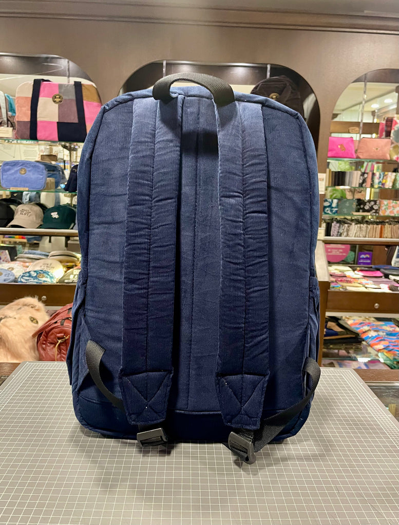 The Navy 💙 Corduroy Royal BeeKeeper Backpack