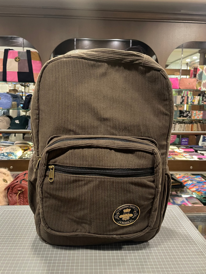 The Brown 🤎 Corduroy Royal BeeKeeper Backpack