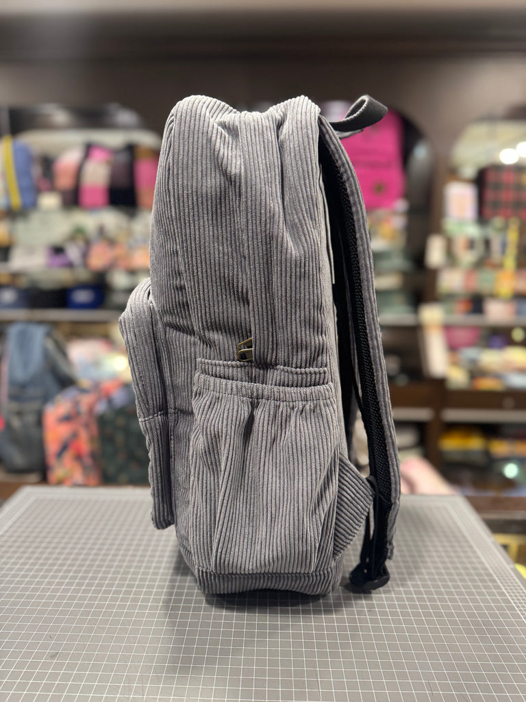 The Koala 🐨 Grey Corduroy Royal BeeKeeper Backpack