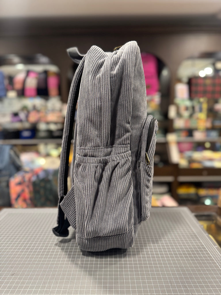 The Koala 🐨 Grey Corduroy Royal BeeKeeper Backpack