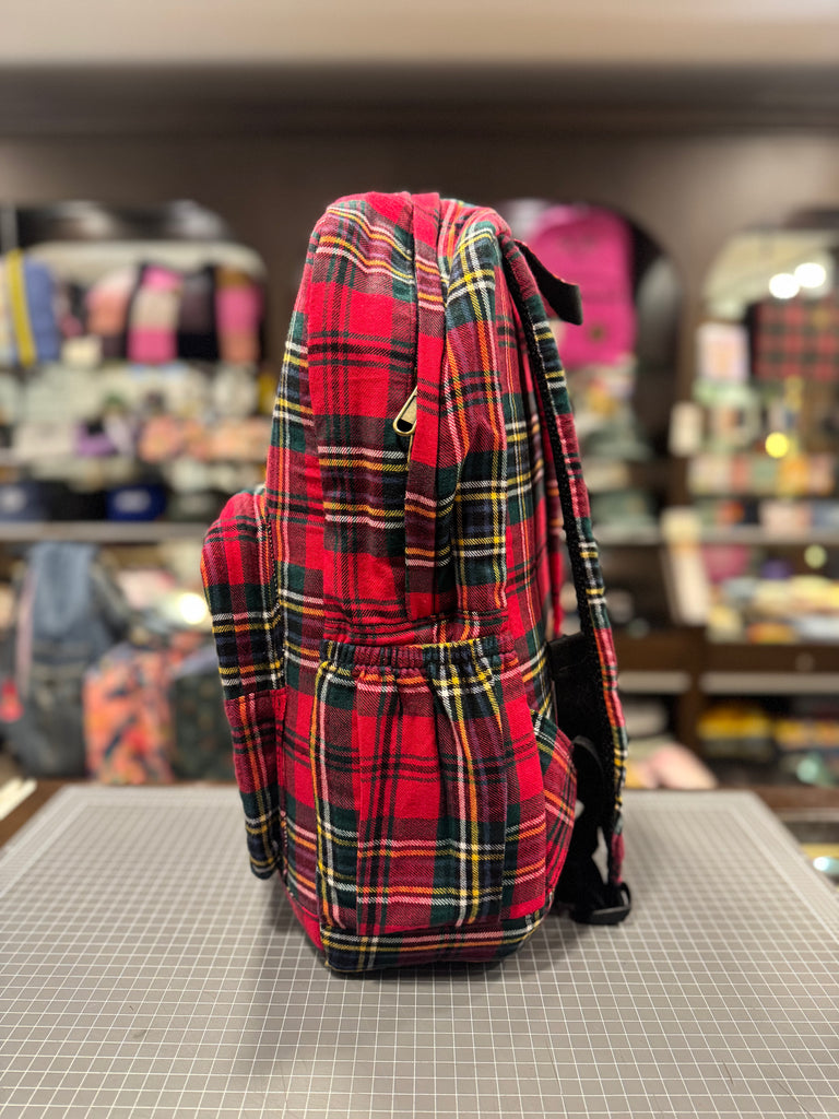 The Red Tartan 🍎 Royal BeeKeeper Backpack