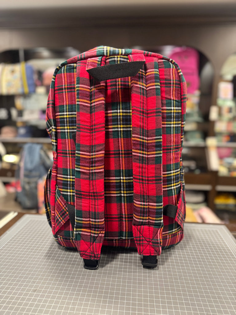 The Red Tartan 🍎 Royal BeeKeeper Backpack