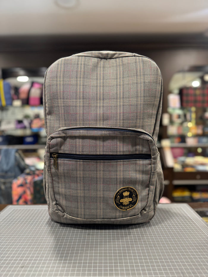 The Grey Tartan 🐨 Royal BeeKeeper Backpack