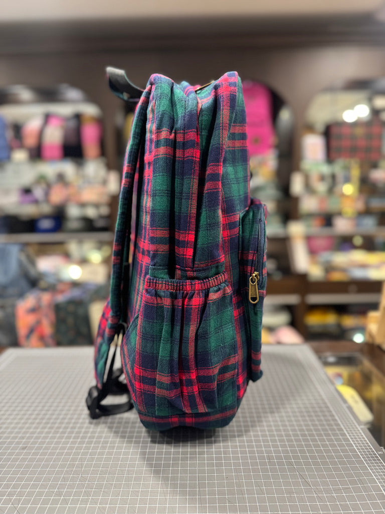 The Green Tartan 🌲 Royal BeeKeeper Backpack