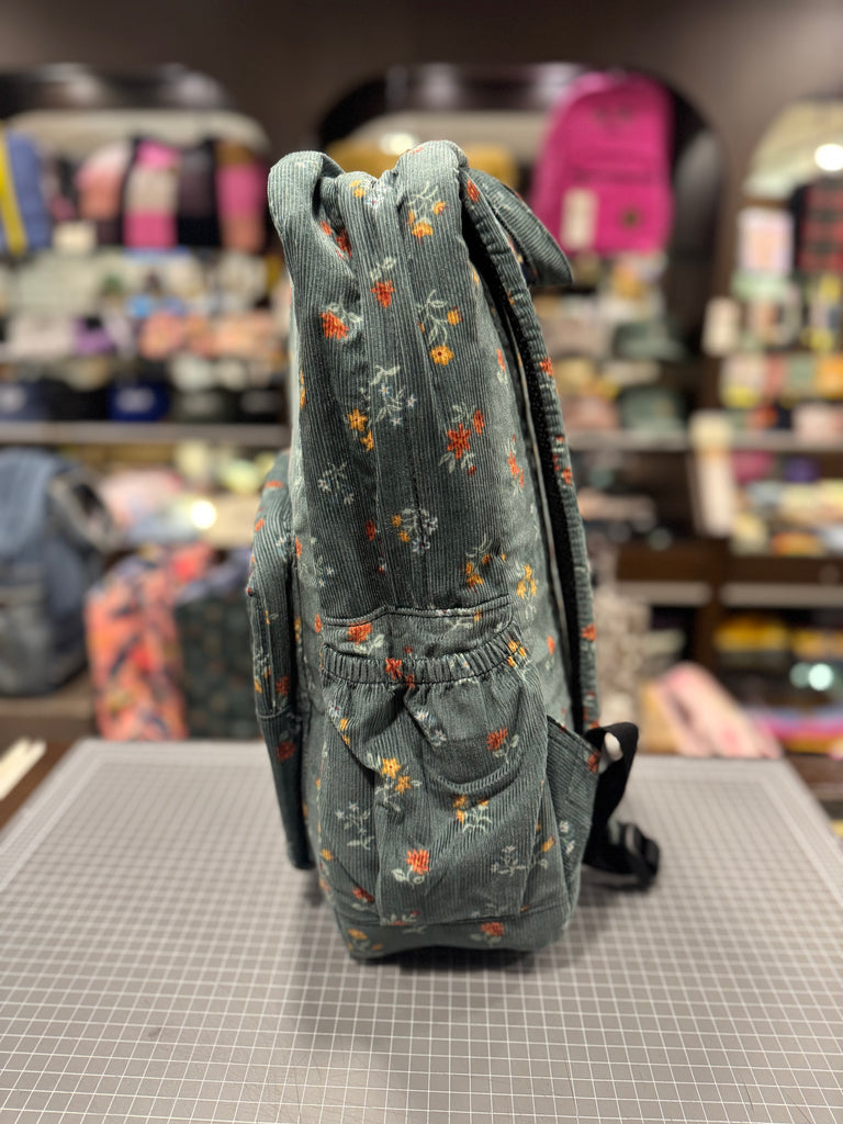 The Floral Corduroy 💐 Royal BeeKeeper Backpack