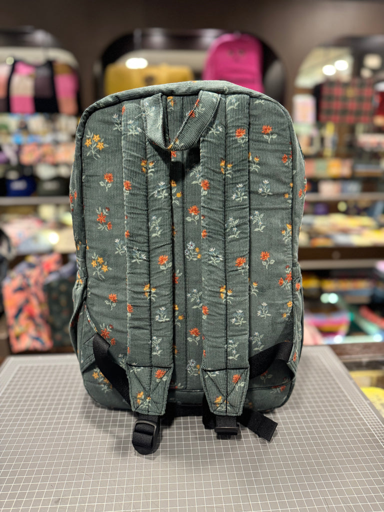 The Floral Corduroy 💐 Royal BeeKeeper Backpack