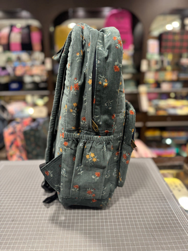 The Floral Corduroy 💐 Royal BeeKeeper Backpack