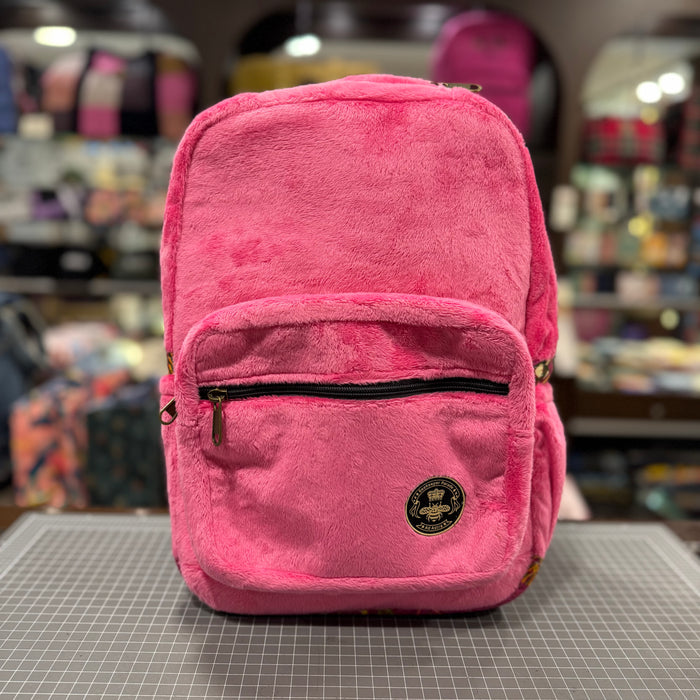 The Pink Plush 💖 Mini-Royal BeeKeeper Backpack