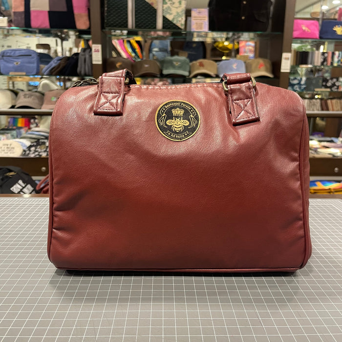The Maroon ♥️ Leatherette BeeKeeper Mini Carry All Handbag