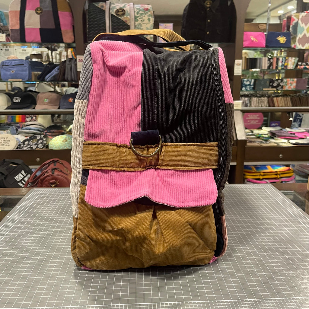 The Diamond Cut 💎 Corduroy Large BeeKeeper Weekender (Da Vinci Collection)