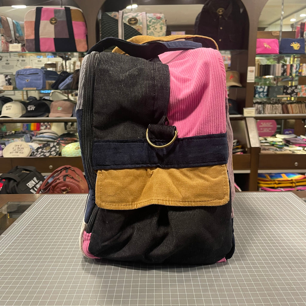 The Diamond Cut 💎 Corduroy Large BeeKeeper Weekender (Da Vinci Collection)