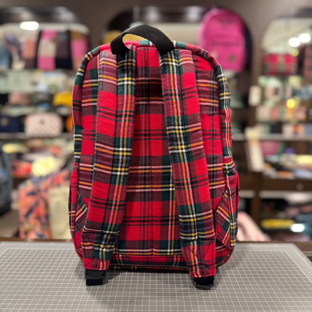 The Red Tartan 🍎 Mini-Royal BeeKeeper Backpack