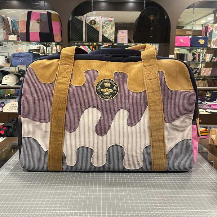 The Ice-Cream Drip No.2 🍦 Corduroy Large BeeKeeper Weekender (Da Vinci Collection)