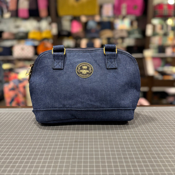 The Dark Denim 👖 BeeKeeper Clamshell 🐚 Handbag