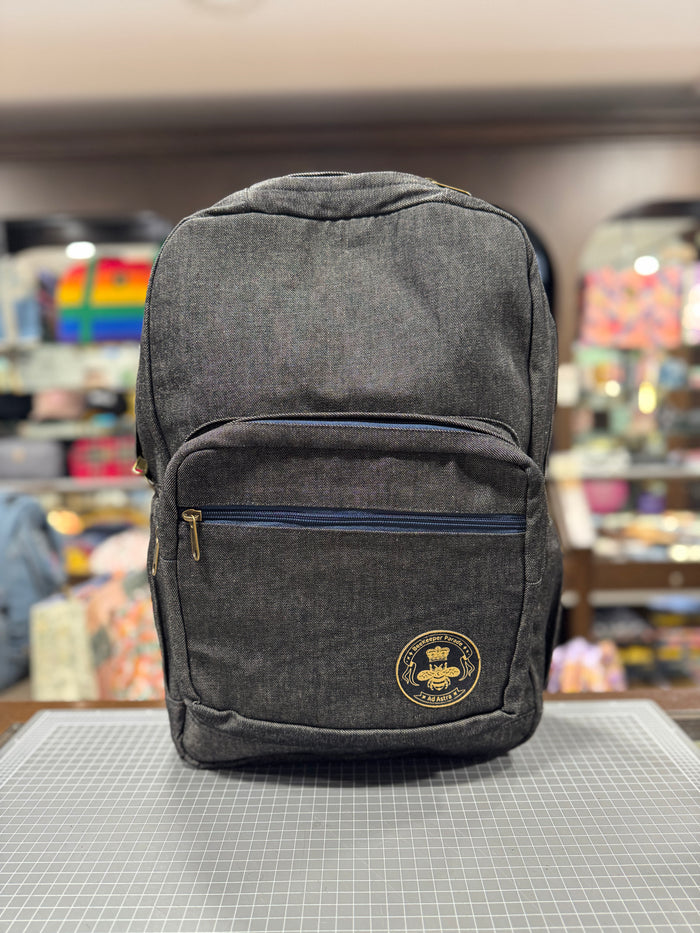 The Black Denim 🖤👖 Royal BeeKeeper Backpack